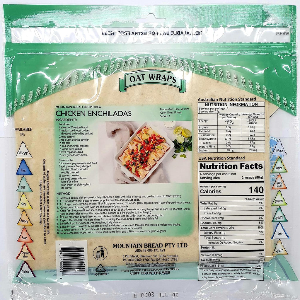 Wraps Paper-Thin Soft Flatbread