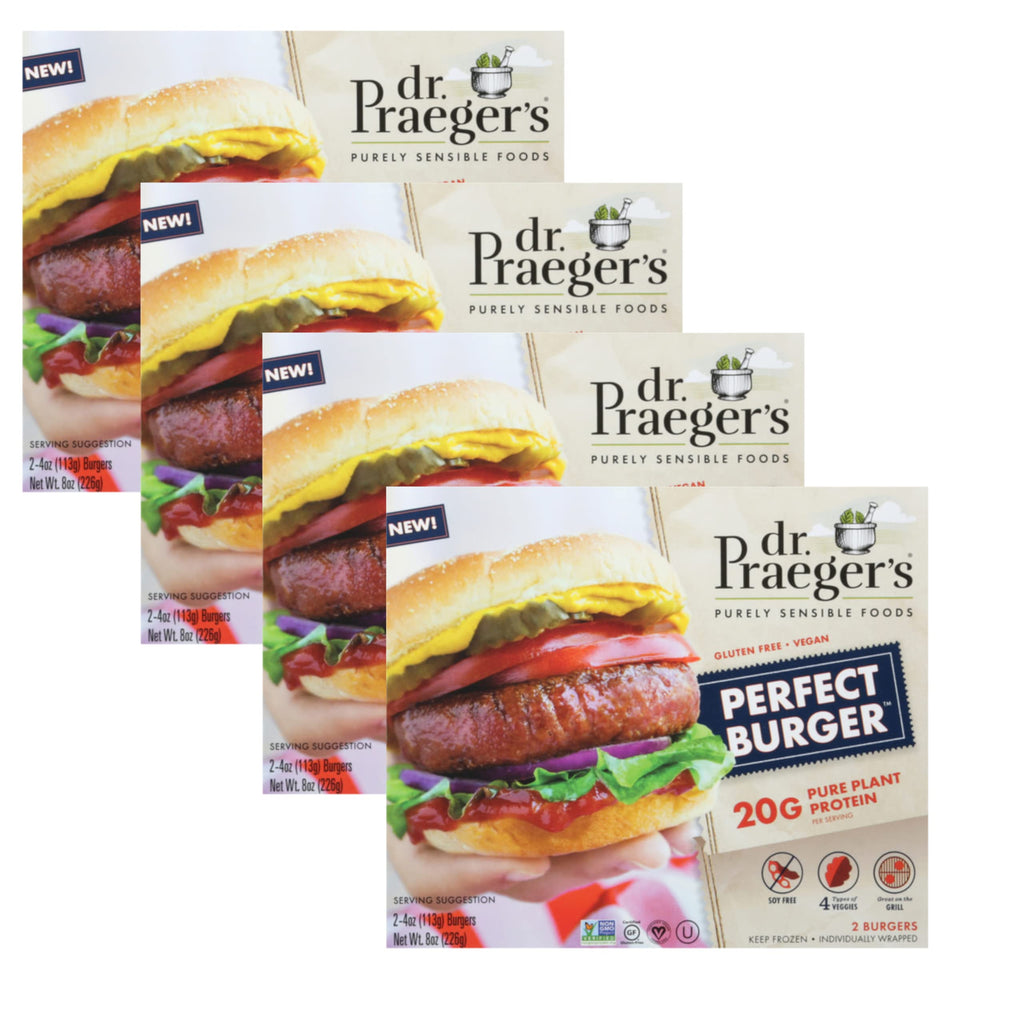 Dr Praeger''s Perfect Burgers Made with Sunflower Oil Pure Protein Soy
