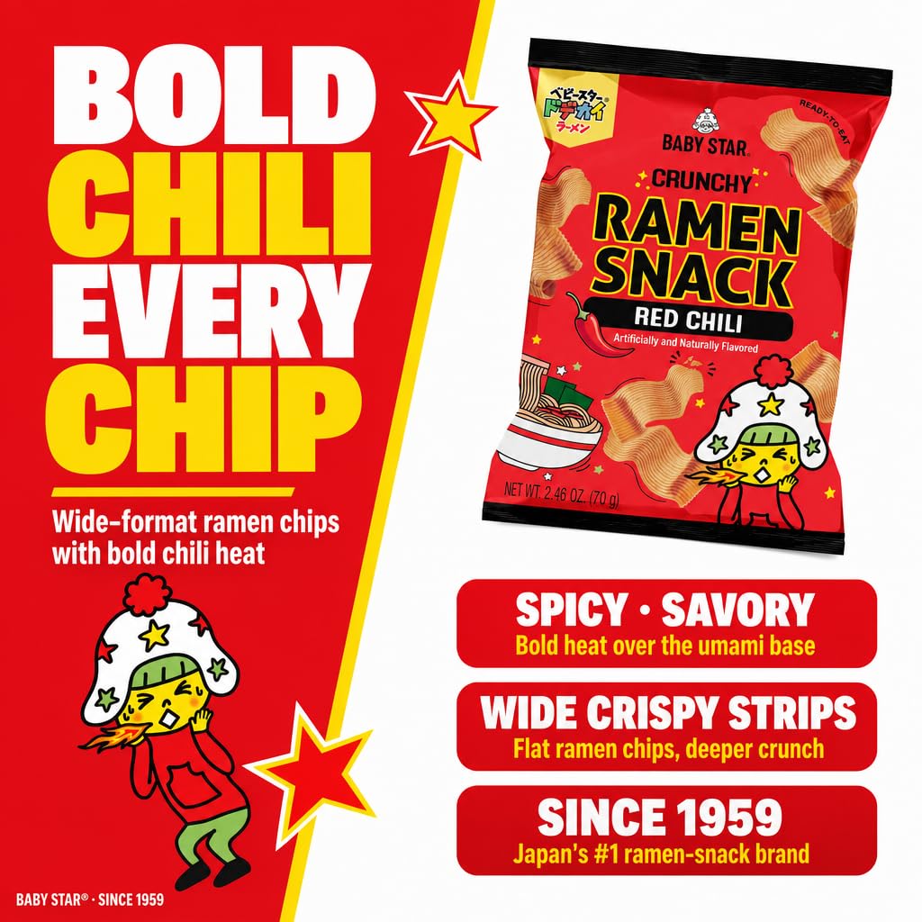 Baby Star Crunchy Ramen Snack Wide