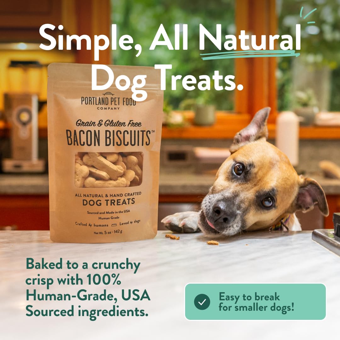 Portland Pet Company Grain & Biscuit Dog Treats Human-Grade
