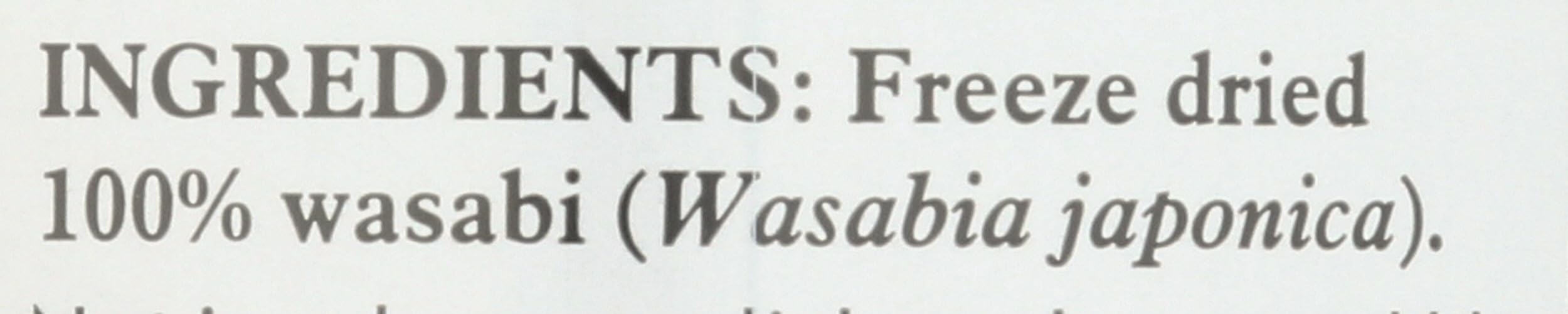Powdered Wasabi Jar