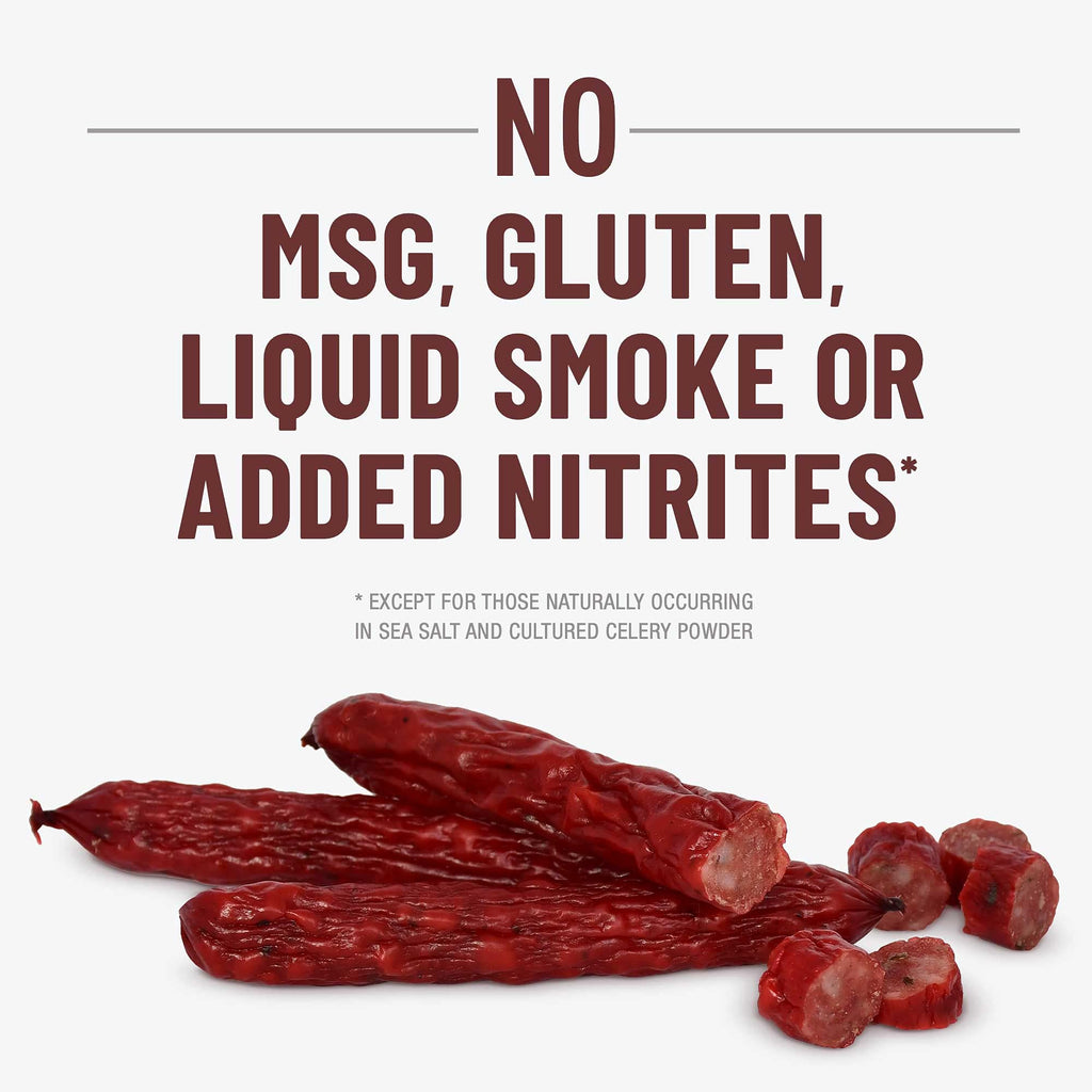 Per Serving Protein Pork Hot & Spicy Smoked Shorty Sausages