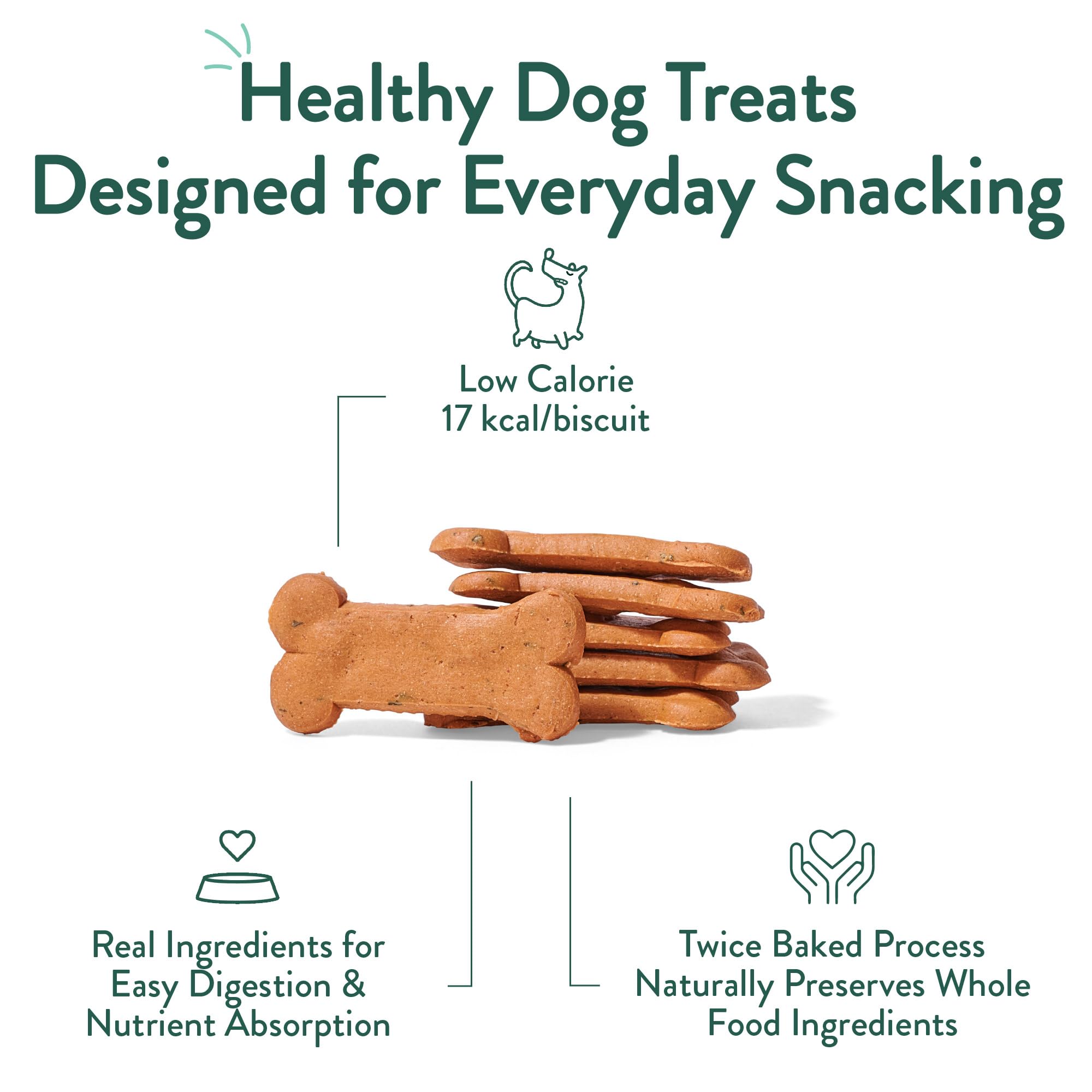 Portland Pet Company Grain & Biscuit Dog Treats Human-Grade