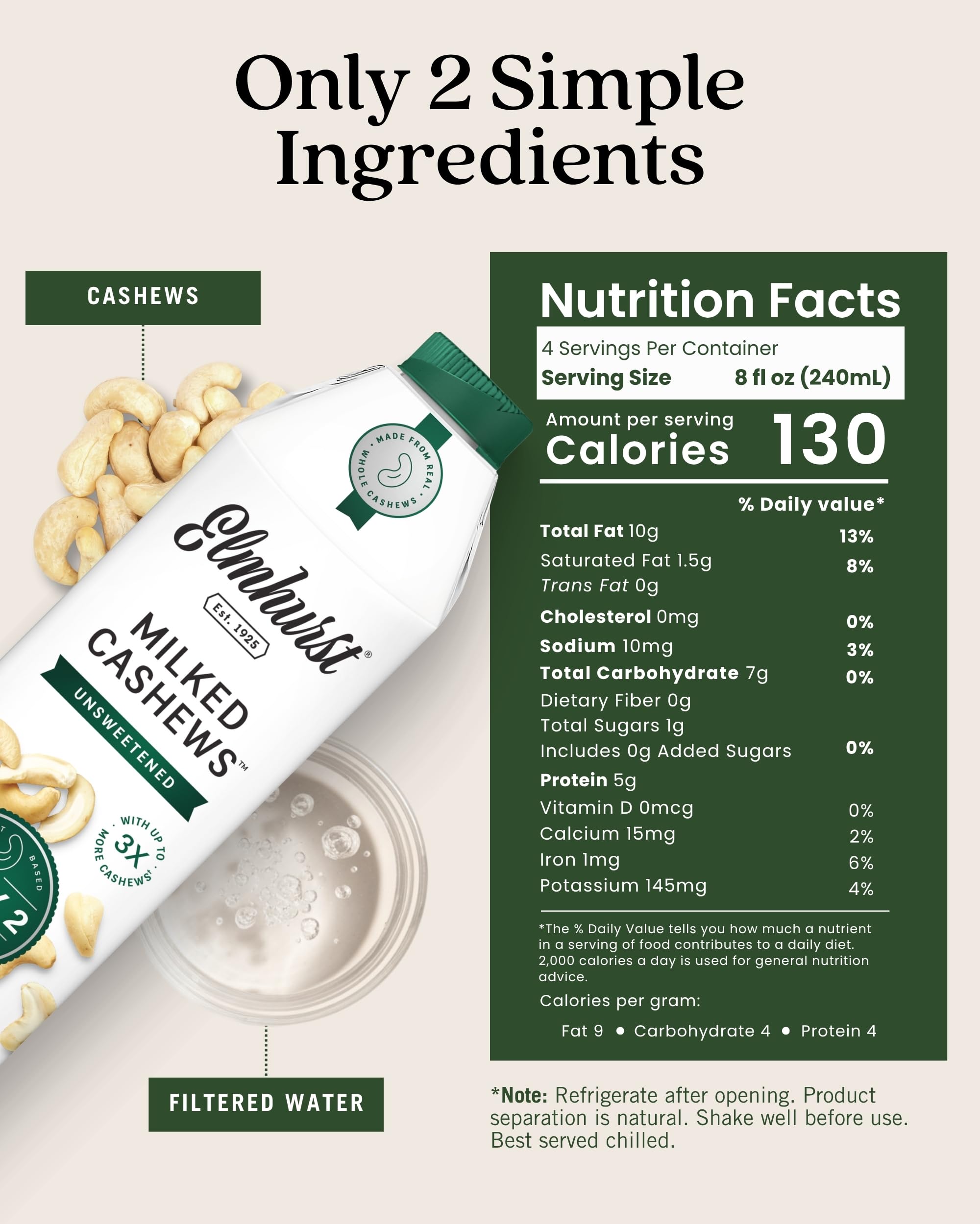 Shelf Stable Milk For Healthier Simpler Alternatives 1925 Unsweetened
