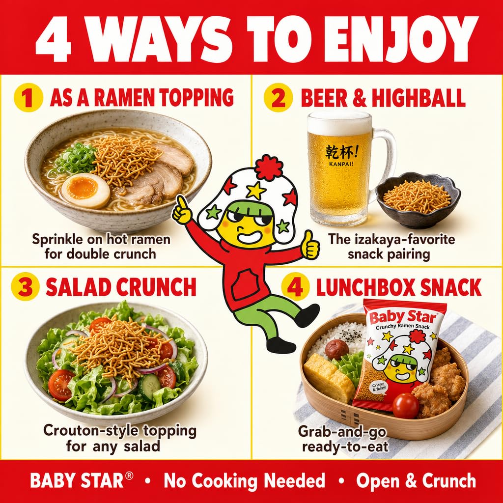 Baby Star Crunchy Ramen Snack Wide