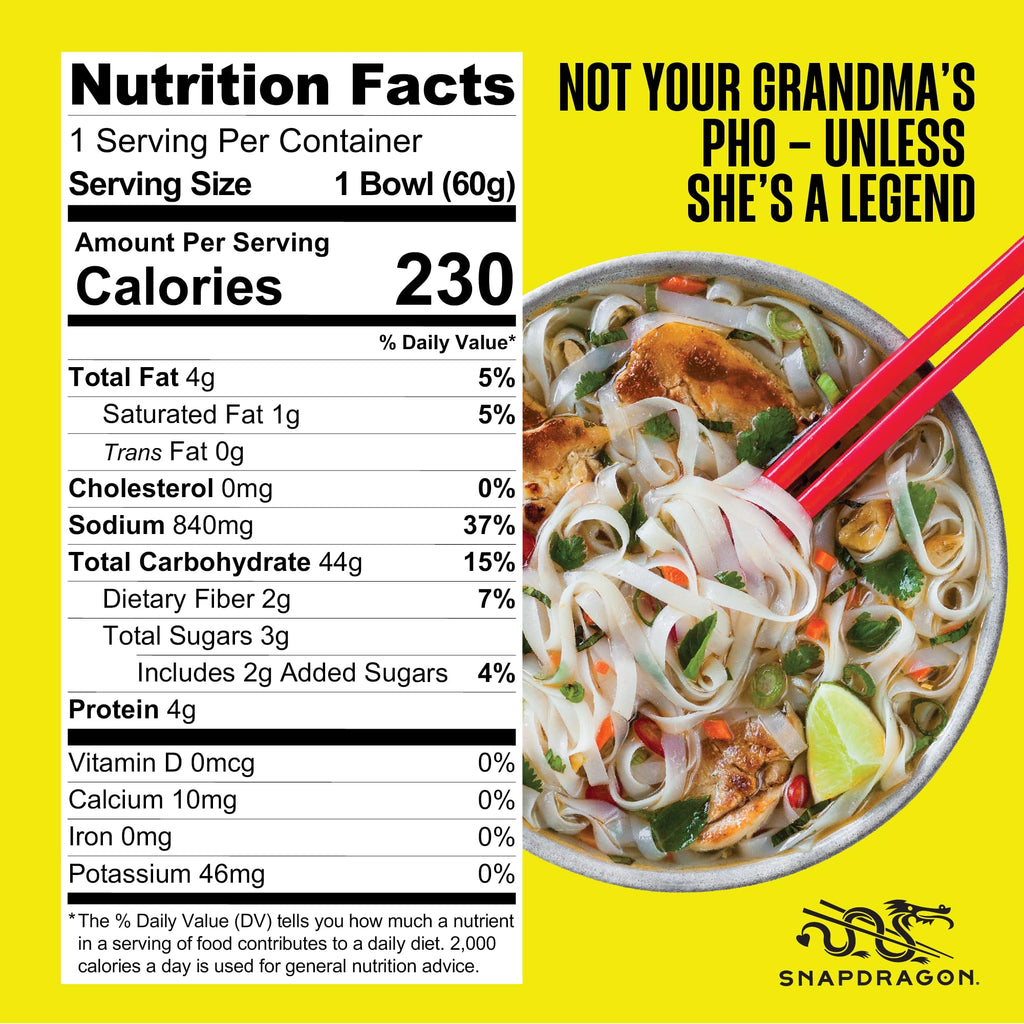 Pho Instant Noodle Soup Bowls