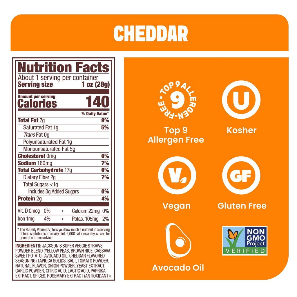 Super Veggie Straws – Chips Made with Avocado Oil