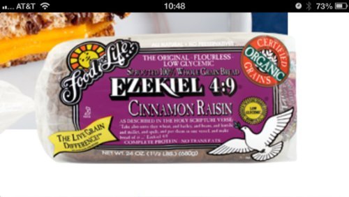 Food For Life Ezekiel 4:9 Cinnamon Raisin Organic Bread, 24 oz