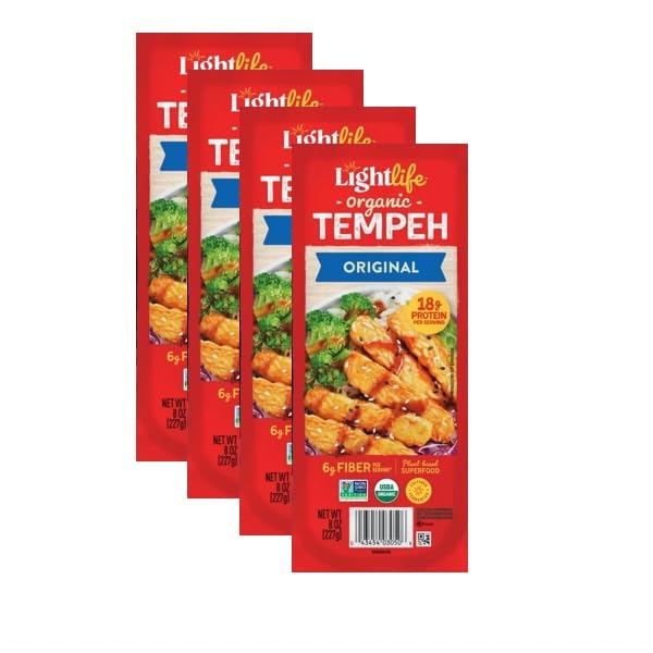 Lightlife Organic Tempeh Variety Pack, Original, Buffalo & Three Grain