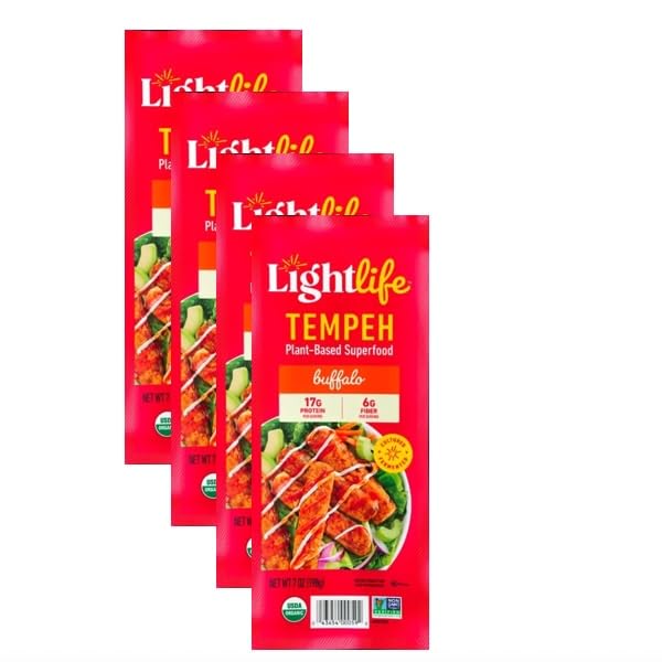 Lightlife Organic Tempeh Variety Pack, Original, Buffalo & Three Grain