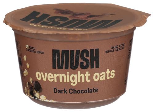 Mush Dark Chocolate Overnight Oats, 5 oz (Pack of 8)