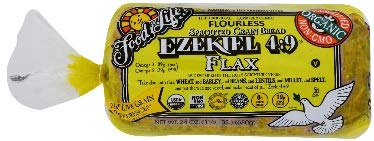 Food For Life Non-GMO Sprouted for Life Gluten-Free Flax Bread, 24 oz (Pack of 6)