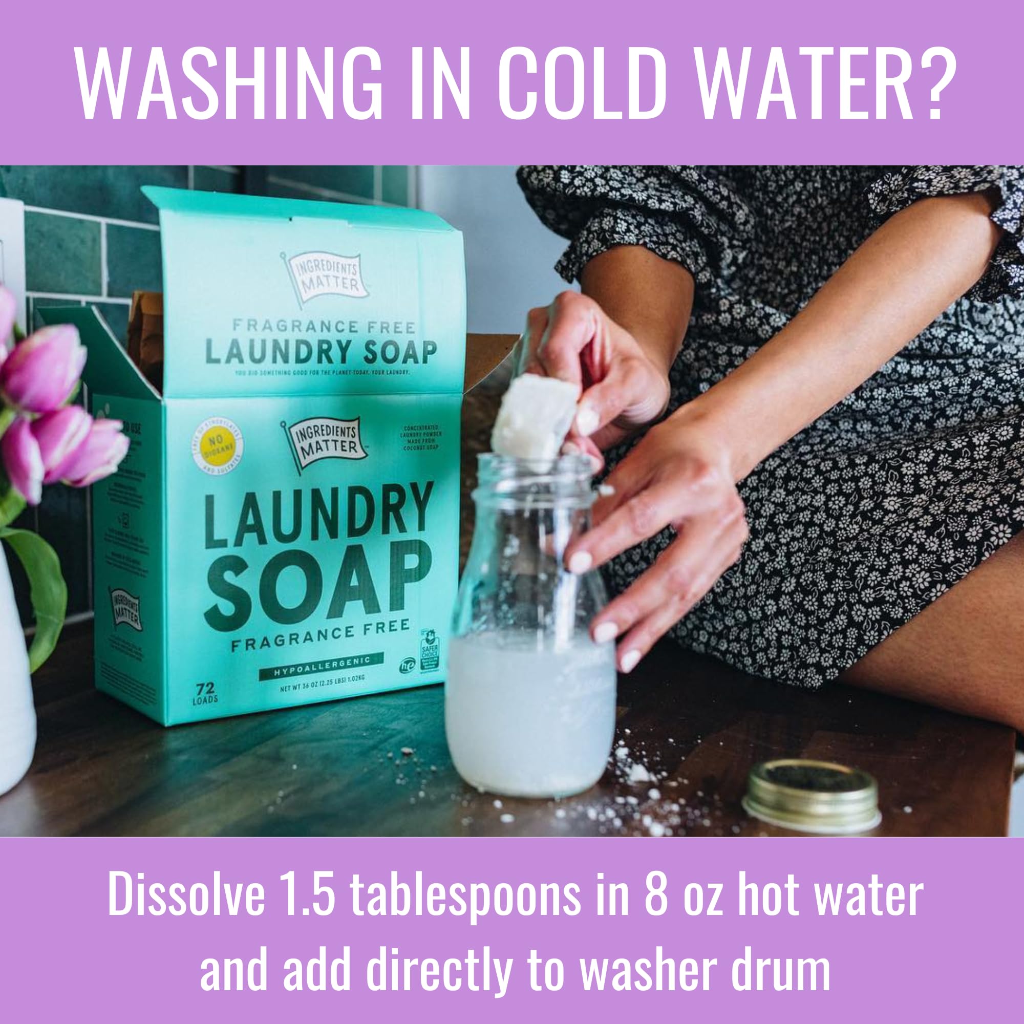 Laundry Soap Powder Lavender
