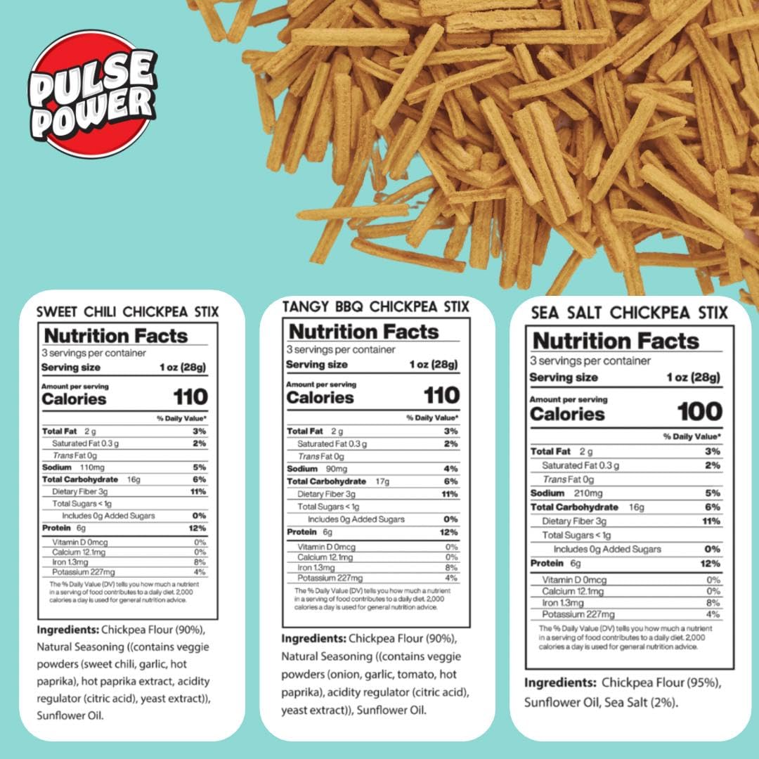Chickpea Stix Crunchy Snacks
