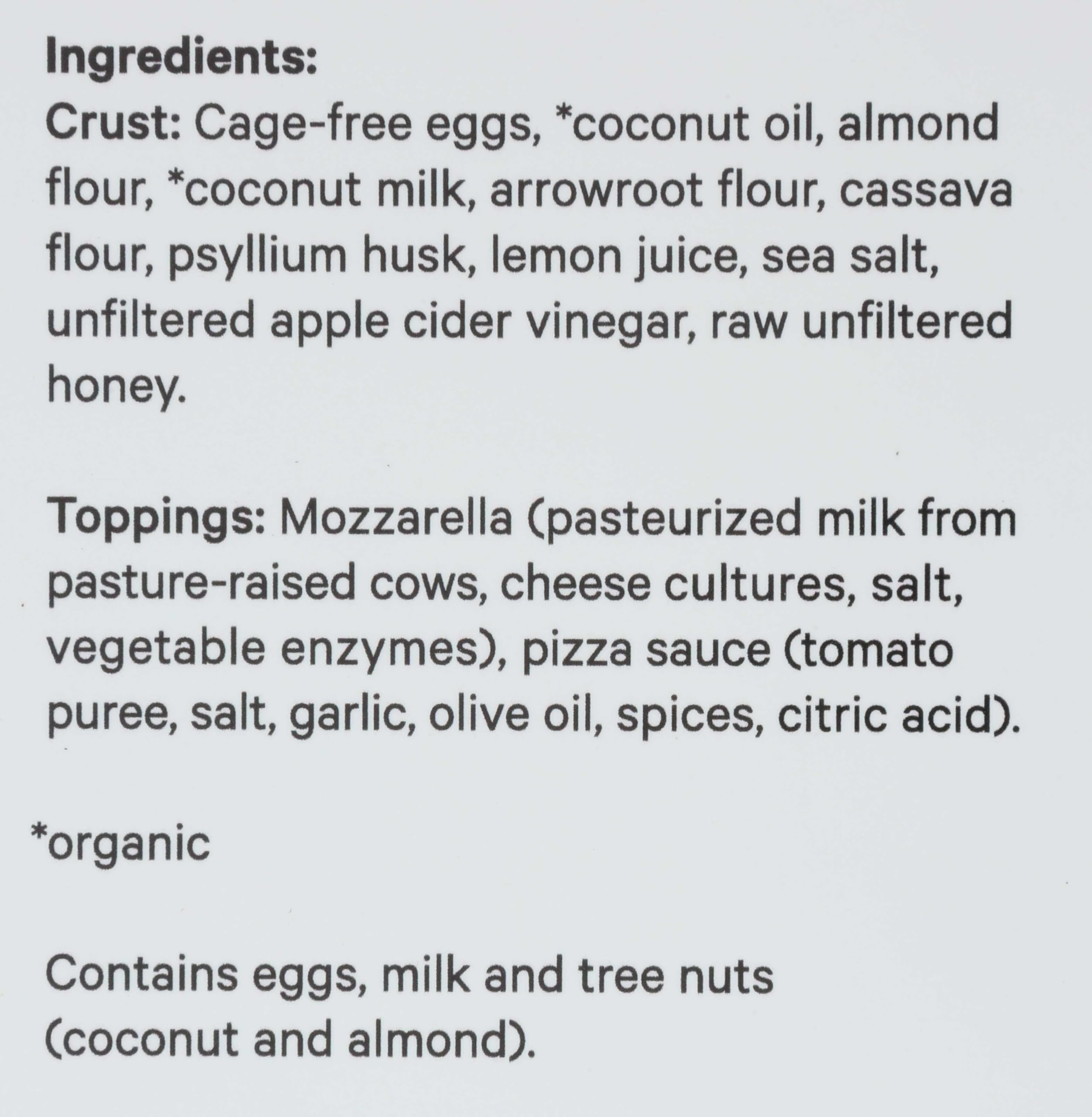 Whole Milk Mozzarella Cheese Pizza