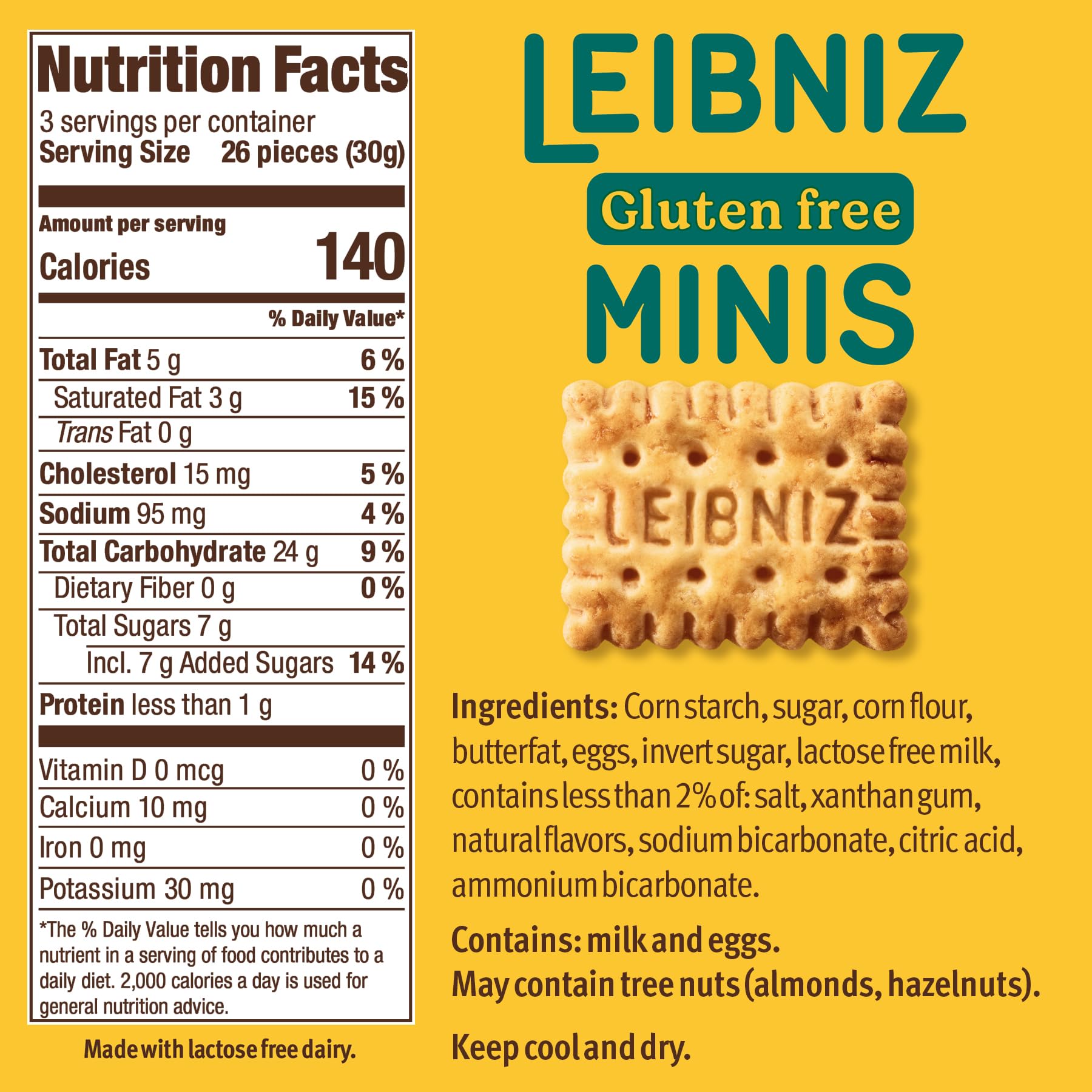 NEW Leibniz Minis Crispy Bite-sized Cookies