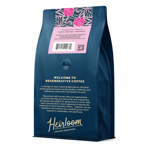 Bedrock Blend Medium/Dark Roast Whole Bean Regenerative Certified
