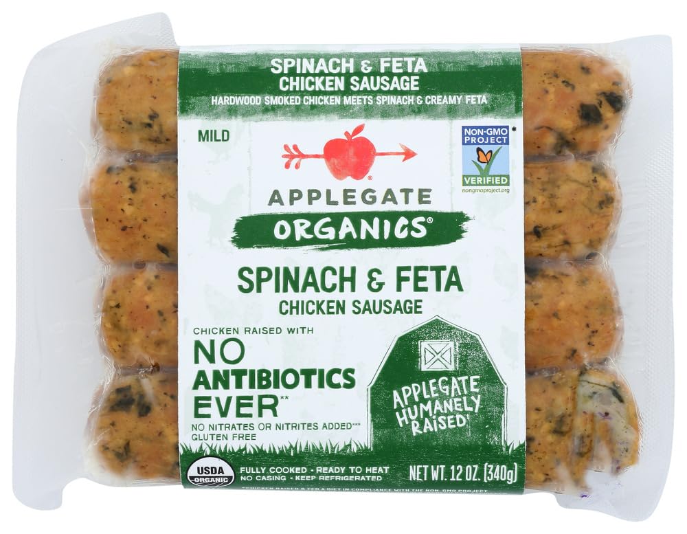 Spinach & Feta Chicken Sausage