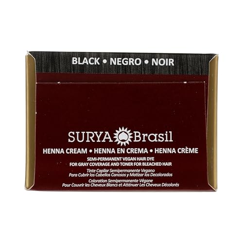 Henna Cream Black 96% Natural Ingredients Cruelty-Free
