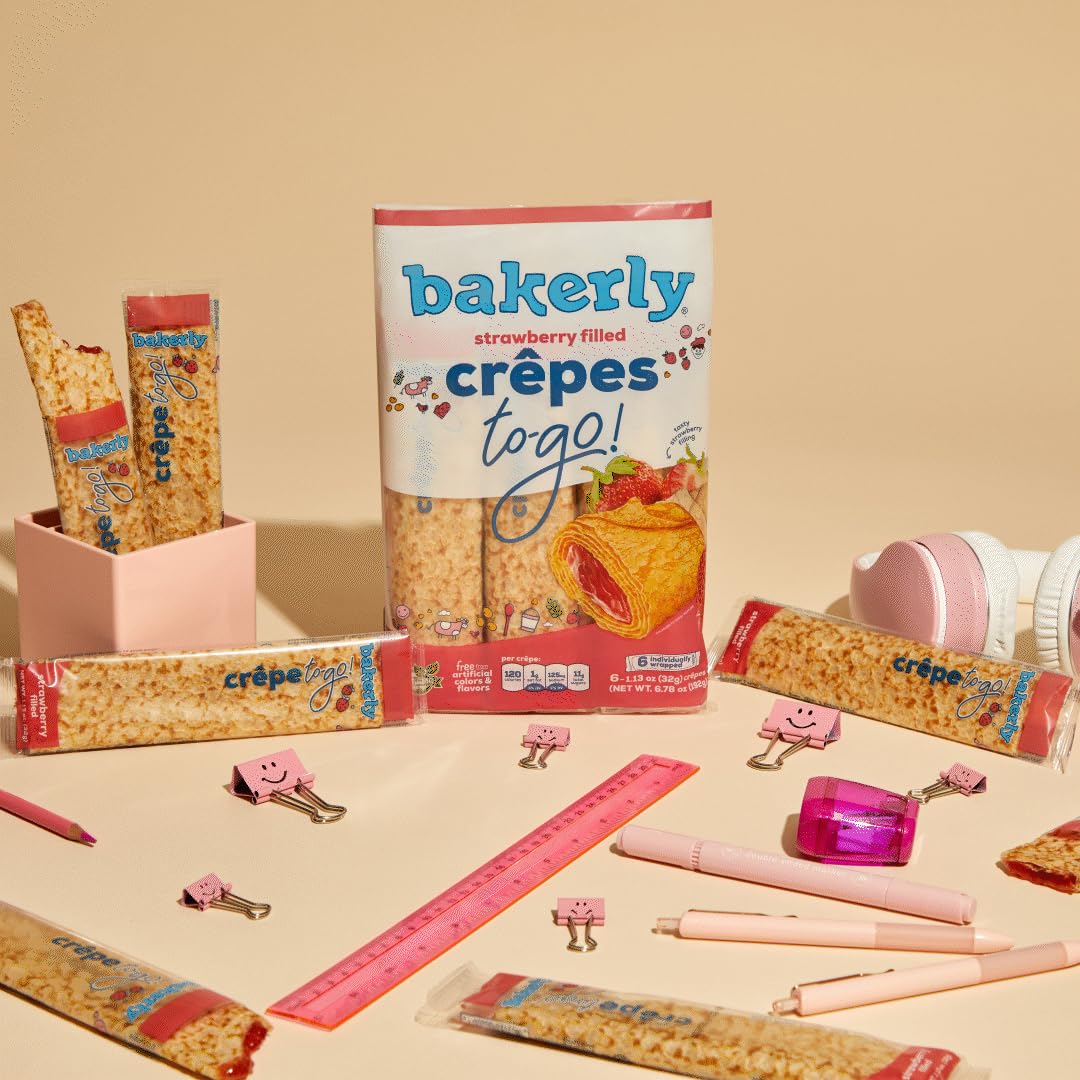 Strawberry Filled Crepes To Go! 6-Count