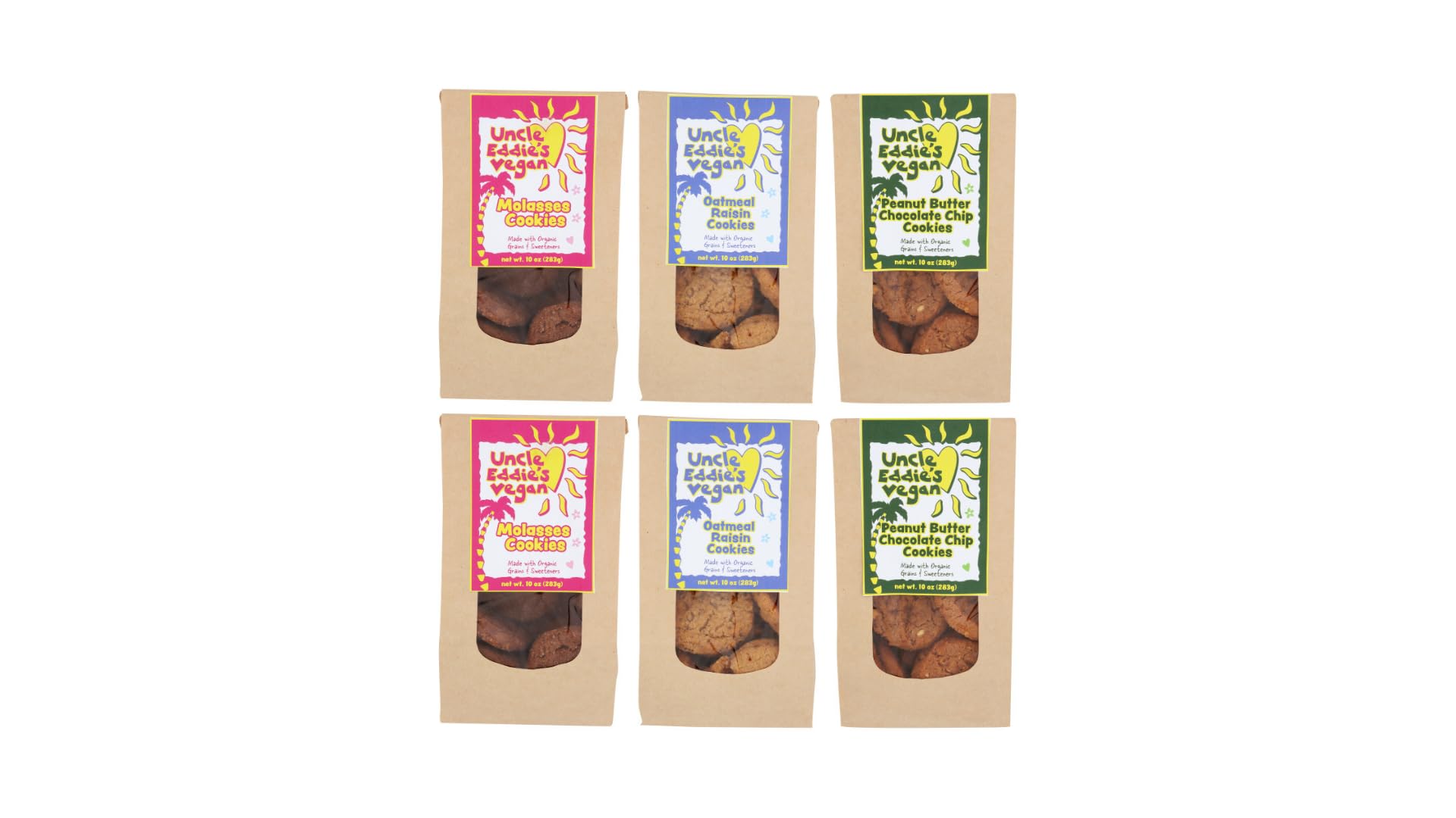 Uncle Eddie's Vegan Cookies Variety Pack (6-Pack)
