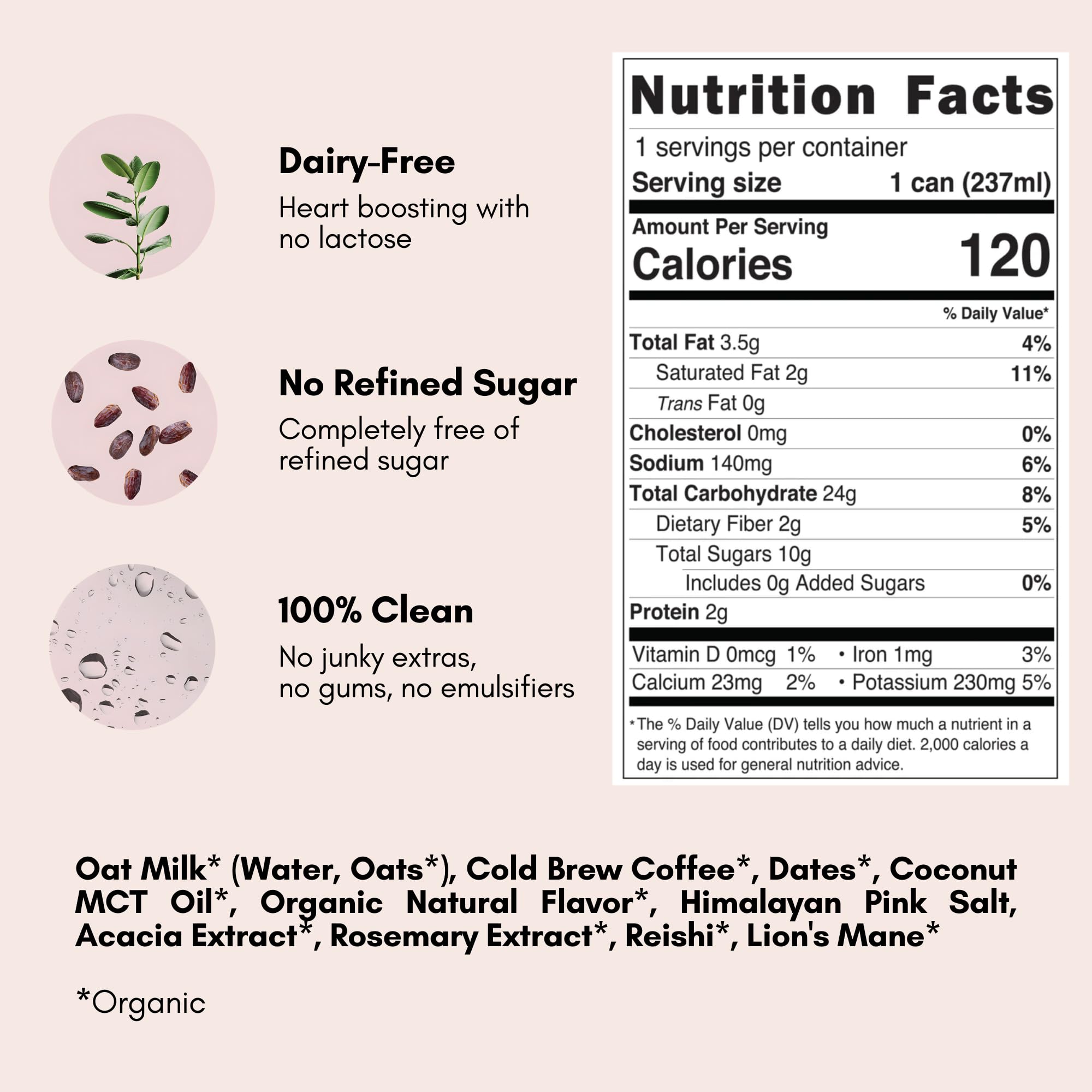 Vanilla Oat Milk Latte Flavors