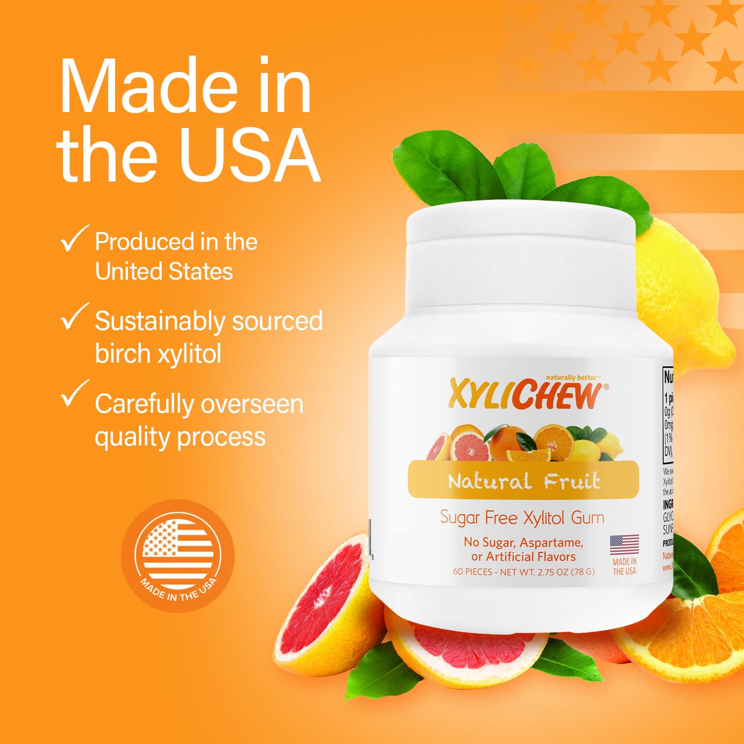 Zero Aspartame Natural Oral Care Gum Xylitol Chewing