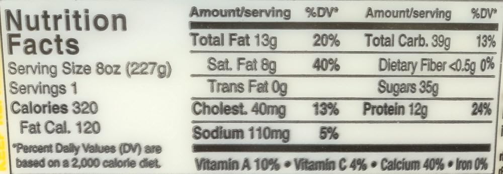 Noosa Lemon Yoghurt, 8 oz (Pack of 12)
