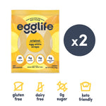 Egglife Egg White Wraps (Pack of 2, 12 Wraps Total)