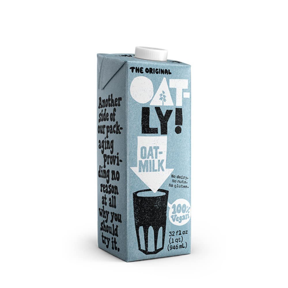 Oatly Oatmilk, 32 oz (Pack of 6)