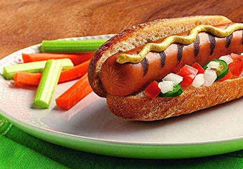 Lightlife Smart Dogs Jumbo Veggie Hot Dogs, 13.5 oz (Pack of 2, 10 Hot Dogs Total)