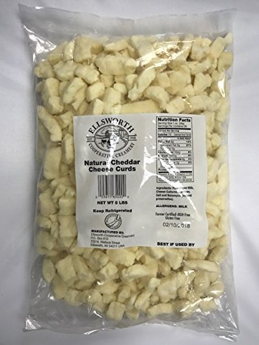 Ellsworth Cheddar Cheese Curds, 5 lb