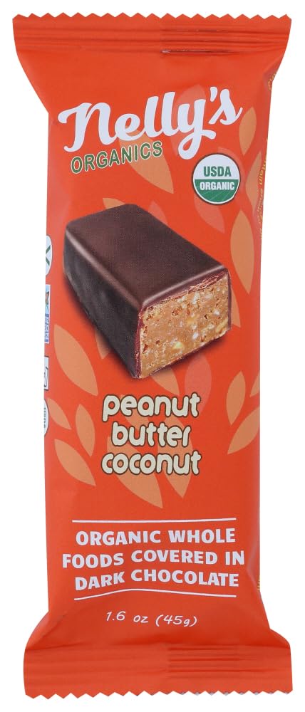Nelly's Organics Peanut Butter Coconut Organic Bar, 1.6 oz