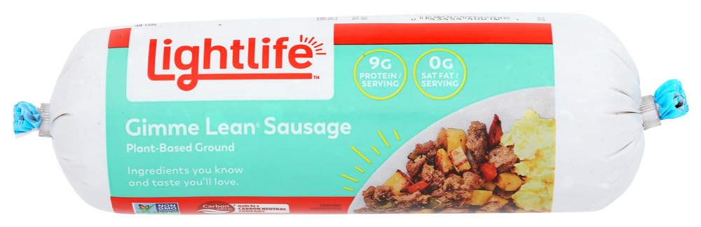 Lightlife Gimme Lean Meatless Veggie Sausage (Pack of 2)