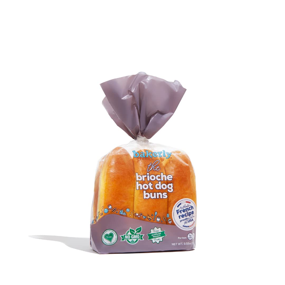 Bakerly Brioche Hot Dog Buns