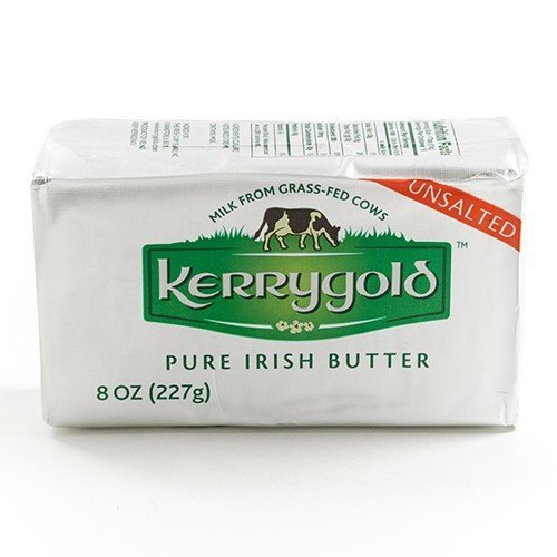 Kerrygold Pure Irish Unsalted Butter, 8 oz (Pack of 2)