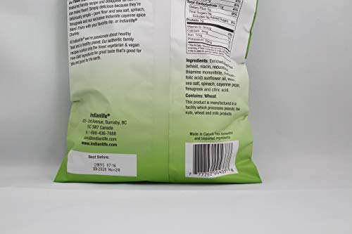 Palak (Spinach) Chips (Family Size) 3 Pkts X