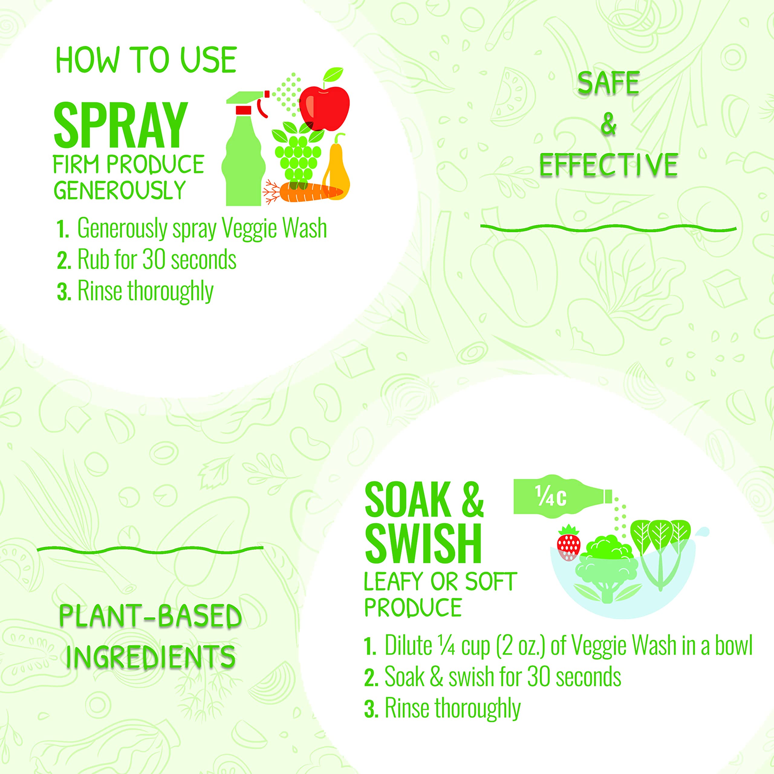 Organic Fruit and Vegetable Wash
