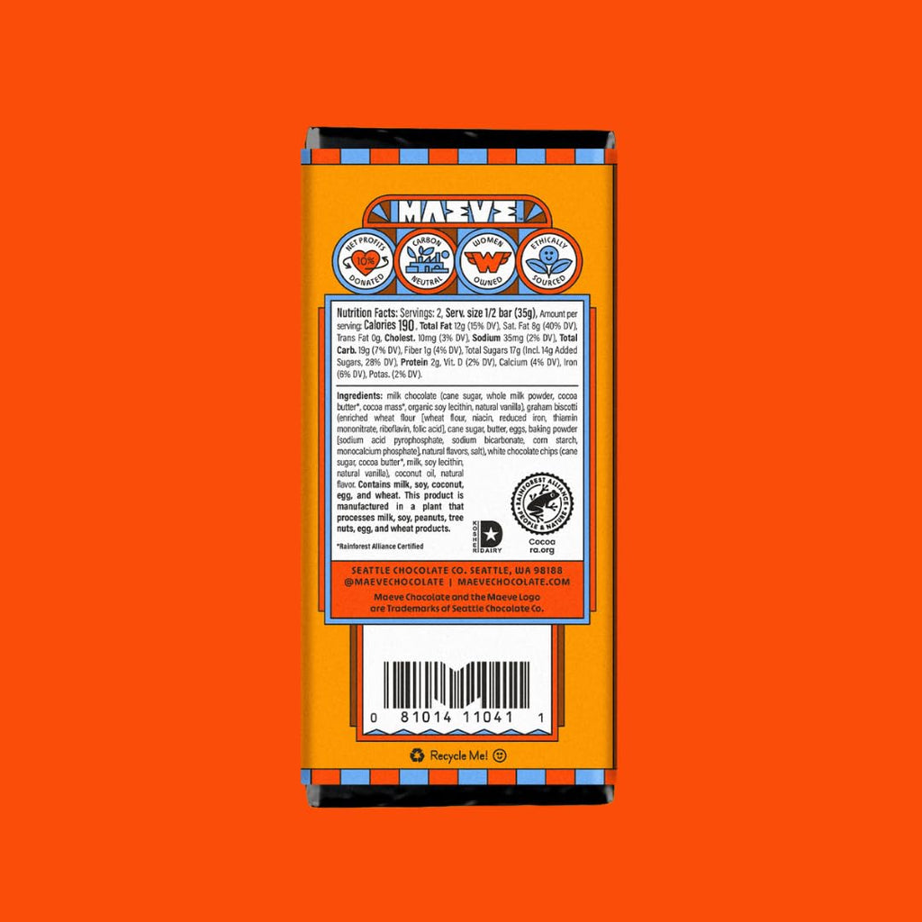 Maeve Chocolate Cabin S'mores Truffle Bar