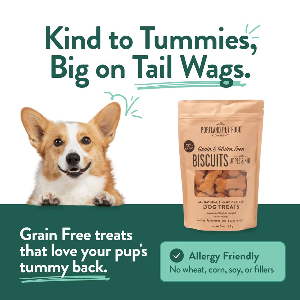 Portland Pet Company Grain & Biscuit Dog Treats Human-Grade