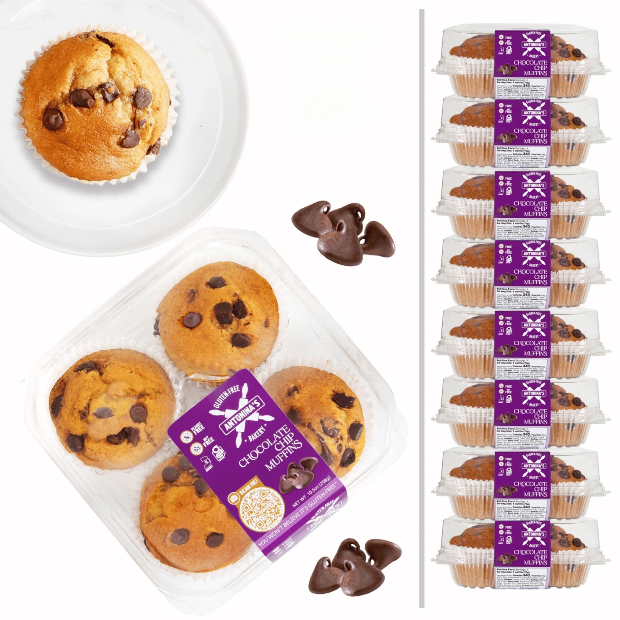 Certified Pea Chocolate Chip Muffins