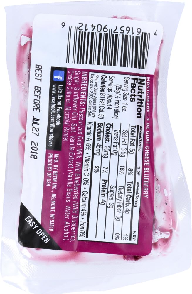 Blueberry Vanilla Goat Cheese