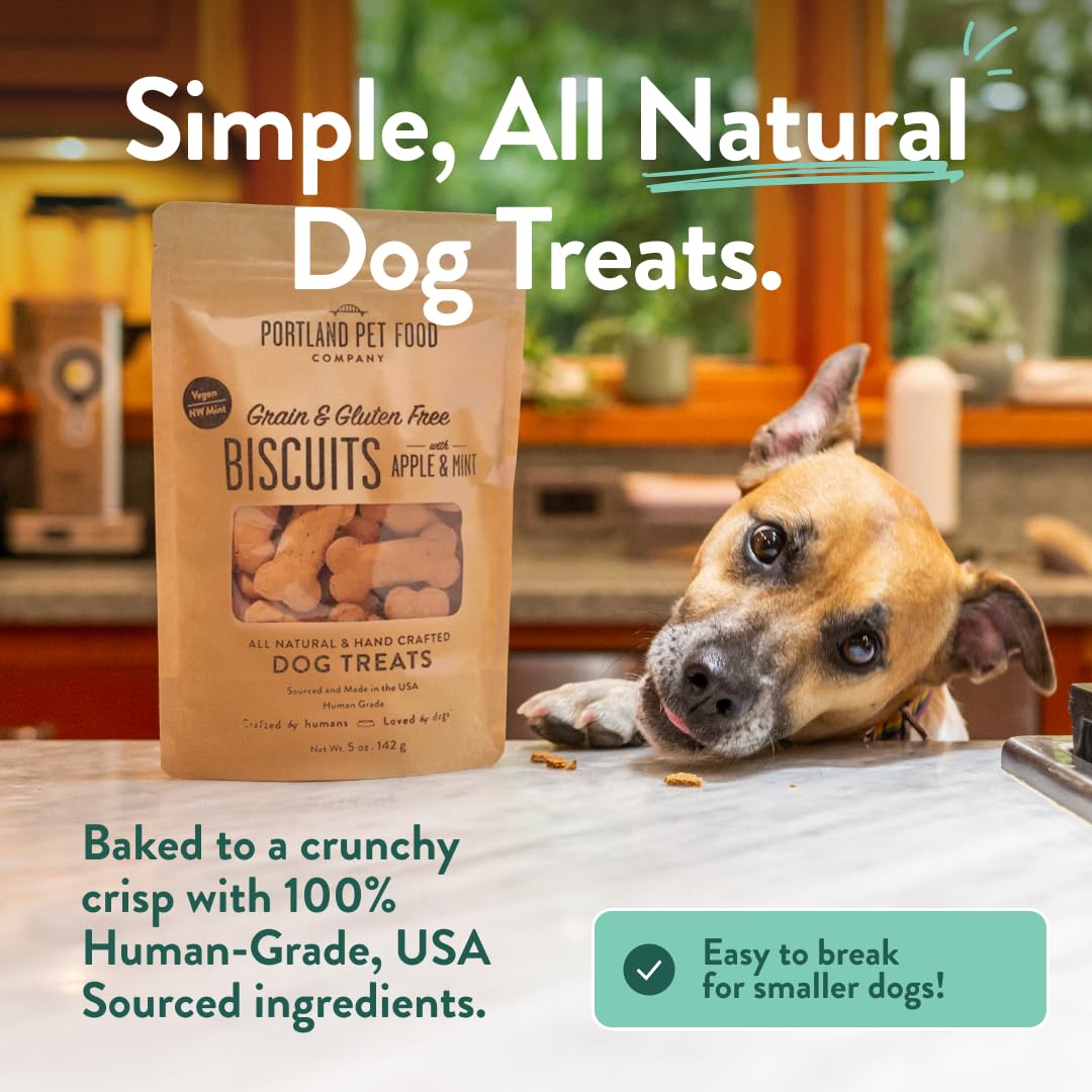 Portland Pet Company Grain & Biscuit Dog Treats Human-Grade