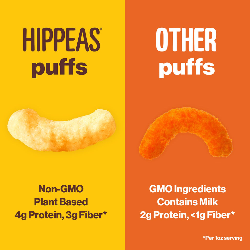 White Cheddar Flavored Chickpea Puffs