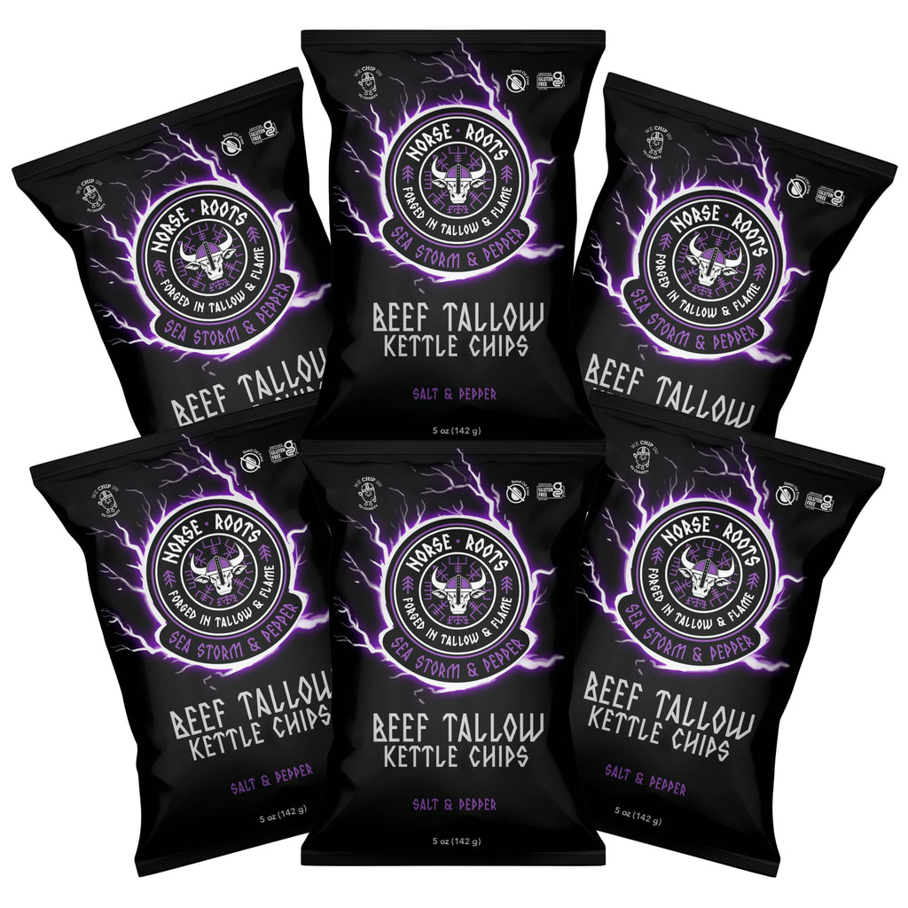 Beef Tallow Kettle Chips – Seed Oil Potato