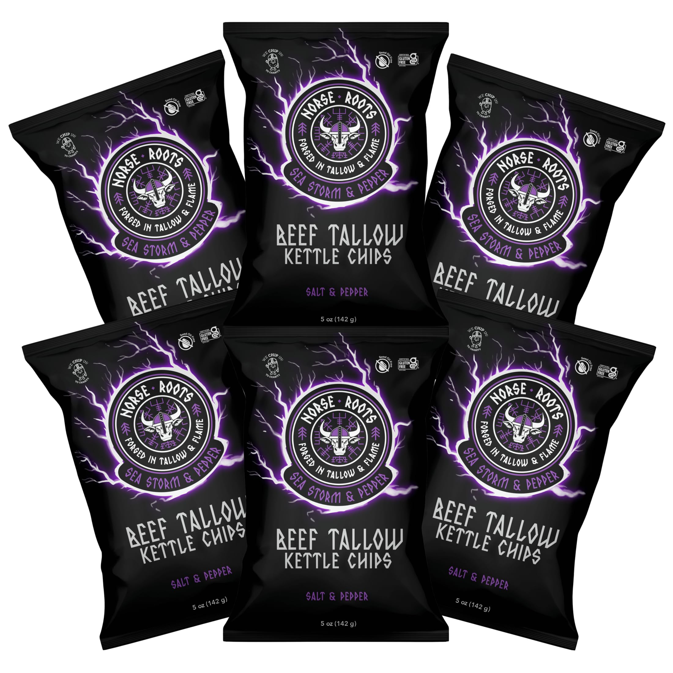 Beef Tallow Kettle Chips – Seed Oil Potato