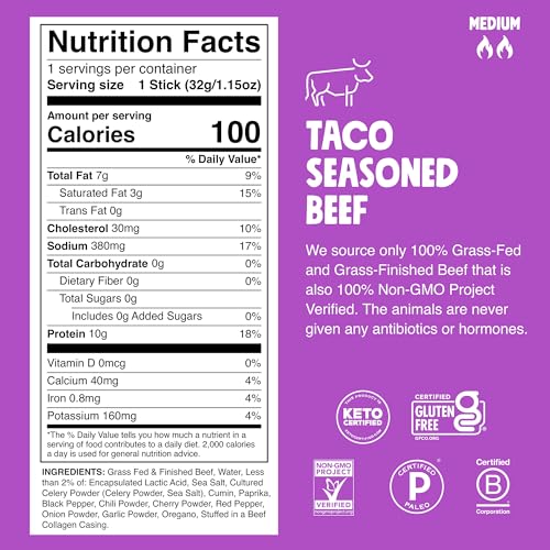 Taco Beef Stick (10-Pack)