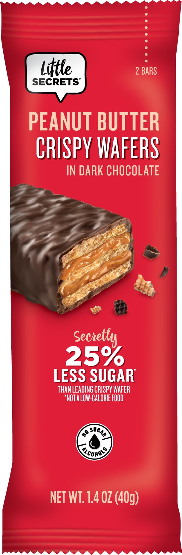Dark Chocolate Peanut Butter Crispy Wafers