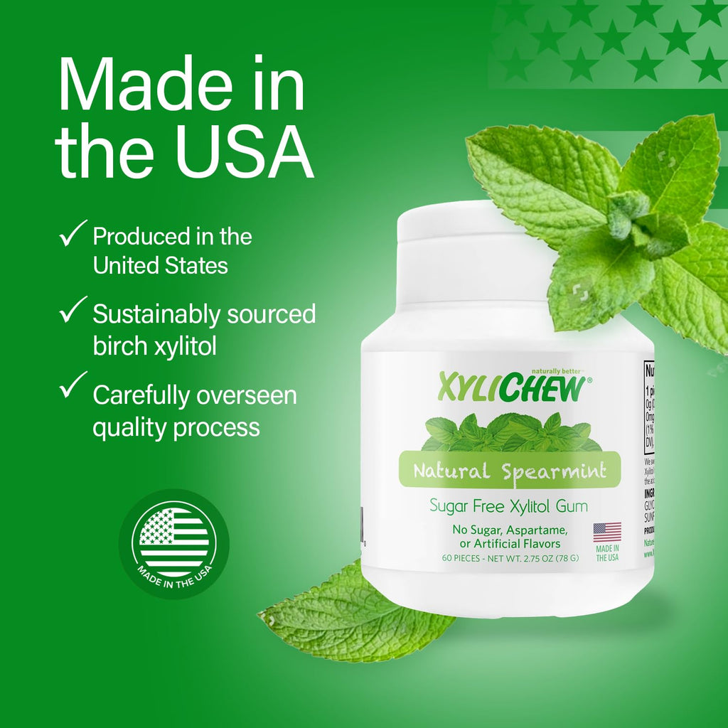 Non Aspartame Natural Oral Care Gum Xylitol Chewing