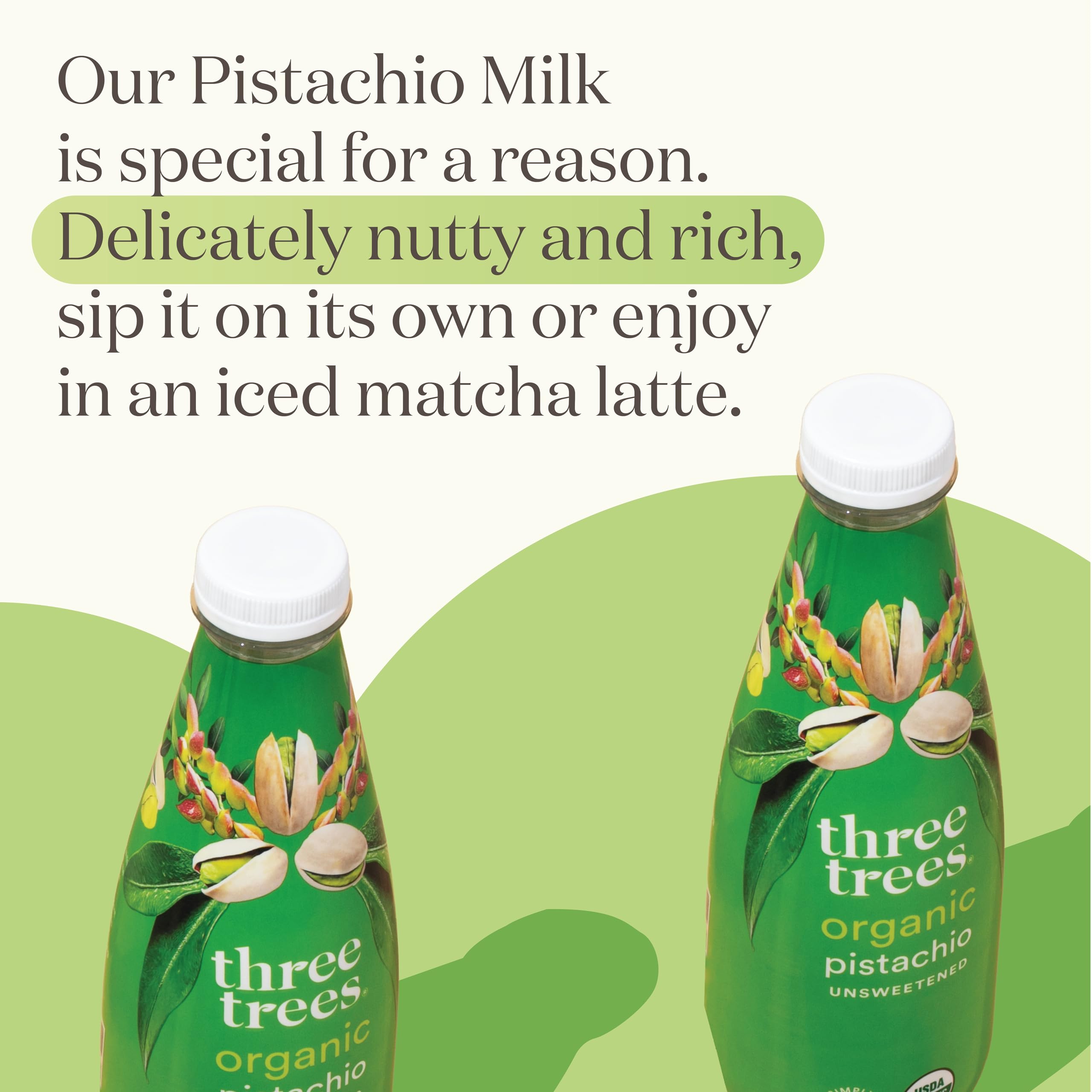 Unsweetened Creamy Pistachio Milk